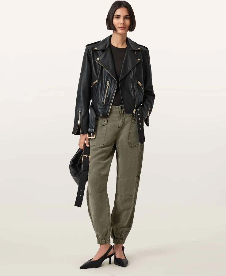 pants ALLSAINTS Val Cargo Linen Blend Pants ALLSAINTS $160