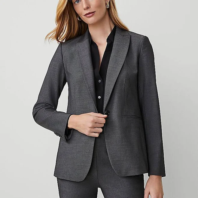 outerwear Ann Taylor Women's Long Bi-Stretch Blazer Ann Taylor $146.3