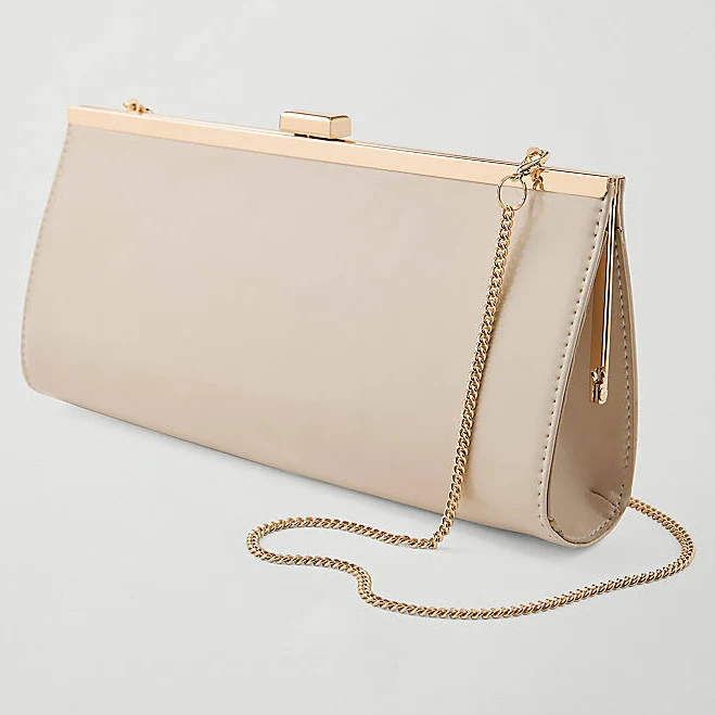 bag Ann Taylor Women's Patent Rectangle Clutch Handbag Ann Taylor $89.6