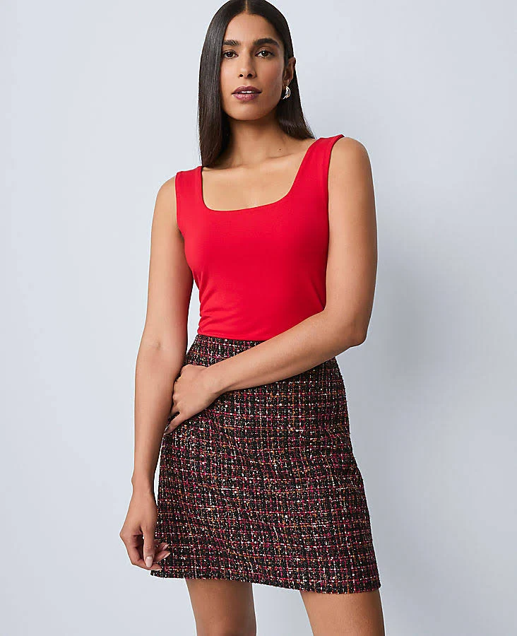 top Ann Taylor Women's Square Neck Tank Top Ann Taylor $14