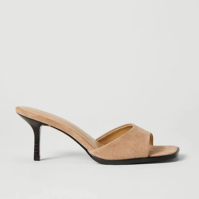 shoes Ann Taylor Women's Suede Mule Sandal Ann Taylor $118.5