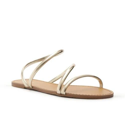 shoes Arezzo Women's Mikayla Round Toe Flat Sandals Nordstrom $79
