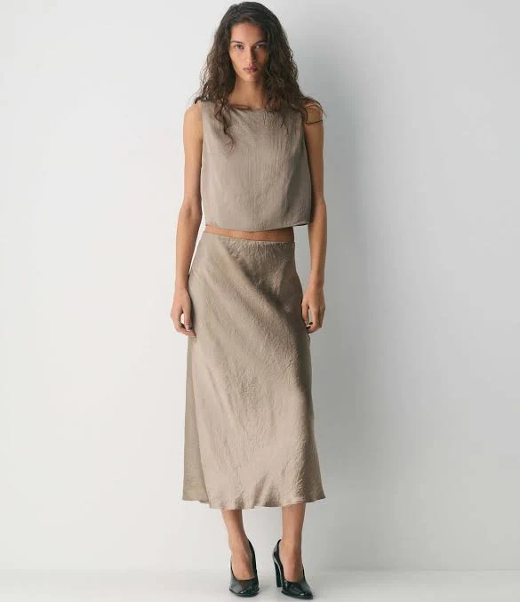 maxi skirt Aritzia Women's Babaton Slip Satin Maxi Skirt Aritzia $98