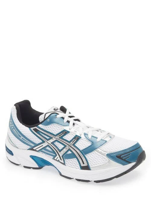 shoes ASICS Gender Inclusive Gel-1130 Running Sneaker in White/Restful Teal at Nordstrom, Size 13 Women's Nordstrom $110