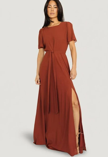 dress Baltic Born Womens Naomi Maxi Dress Short-Sleeve Baltic Born $54