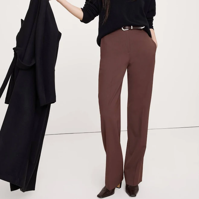 pants Banana Republic Women's High-Rise Modern Straight Italian Wool Pants Banana Republic $139.99