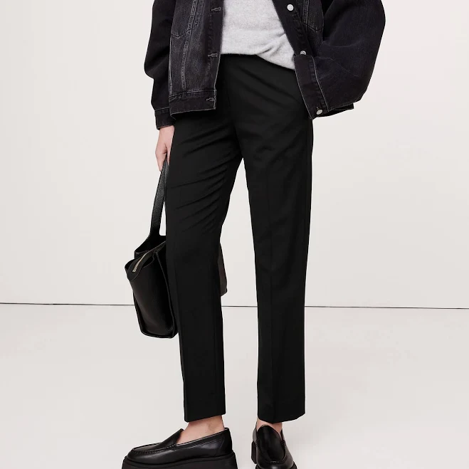 pants Banana Republic Women's High-Rise Slim Italian Wool Ankle Pants Banana Republic $138.6