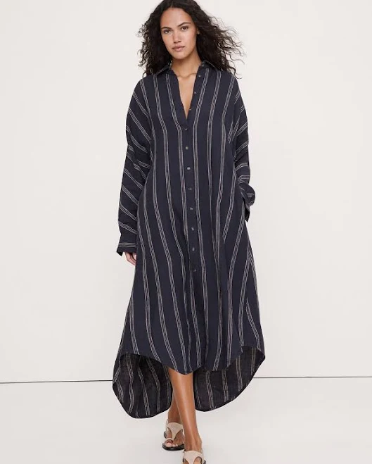 dress Banana Republic Women's Linen Midi Shirt Dress Banana Republic $190