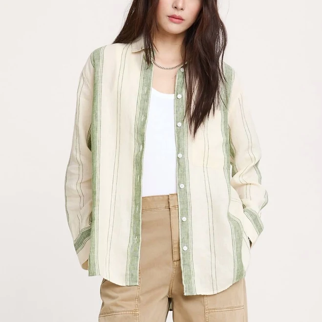 top Banana Republic Women's Oversized Linen Shirt Banana Republic $98