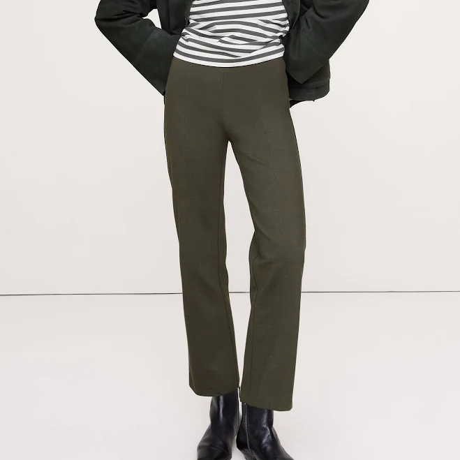 trousers Banana Republic Women's Straight Everywhere Ponte Ankle Pants Banana Republic $100