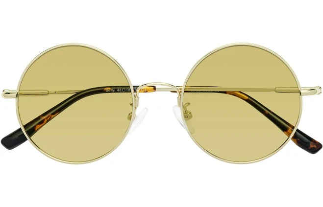 accessory Belly Retro-Vintage Flexible Round Tinted Sunglasses Yesglasses $44.4