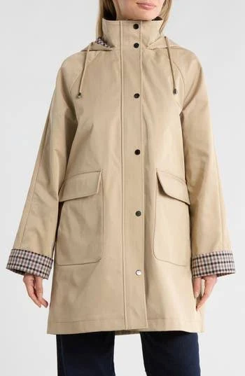 outerwear Bernardo Women's Hooded Rain Coat Nordstrom Rack $69.97