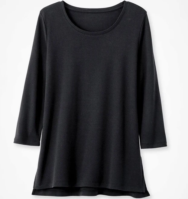 outfits #BestCotton High-Low Tunic Coldwater Creek $47.5