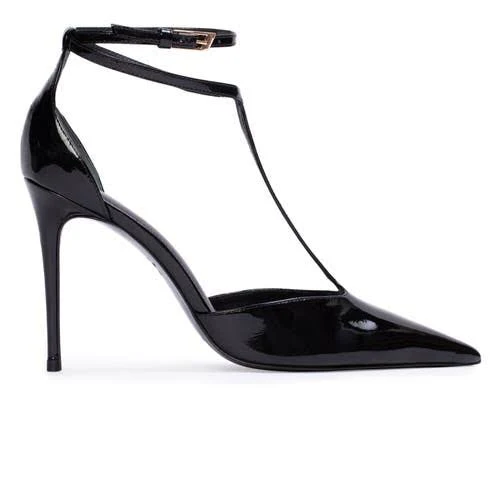 shoes Black Suede Studio Women's Ruby 100MM Patent Pumps Nordstrom $244