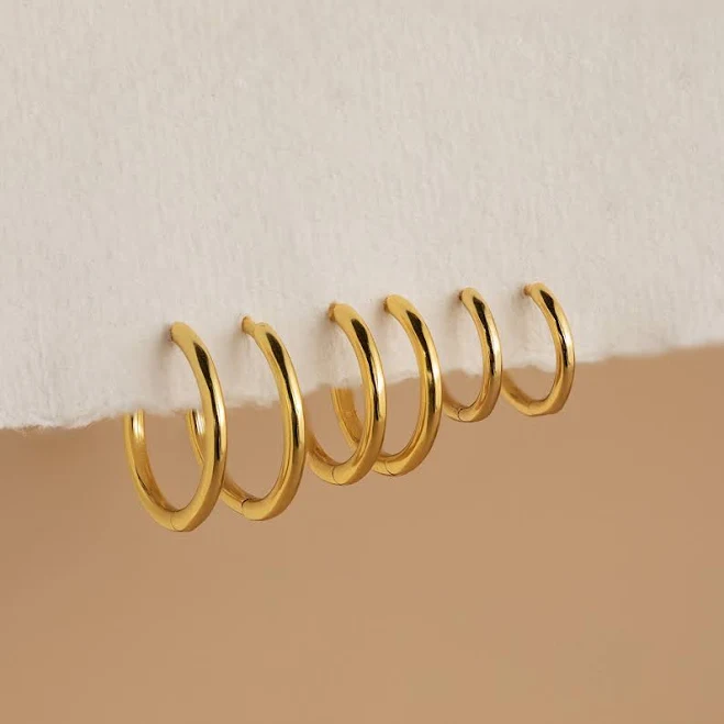 accessory Caitlyn Minimalist Everyday Mini Bold Stacking Hoop Earrings Caitlyn Minimalist $23.25