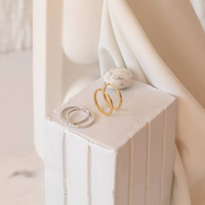 accessory Caitlyn Minimalist Minimalist Everyday Classic Hoop Earrings Caitlyn Minimalist $31