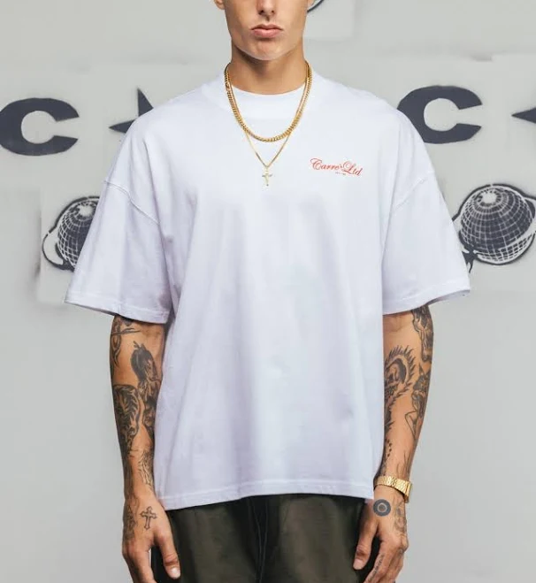 top Carre Men's Side Script Oversized T-shirt Macy's $14.7