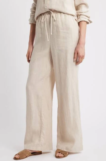 bottom Caslon Easy Wide Leg Linen Pants Nordstrom $79.5