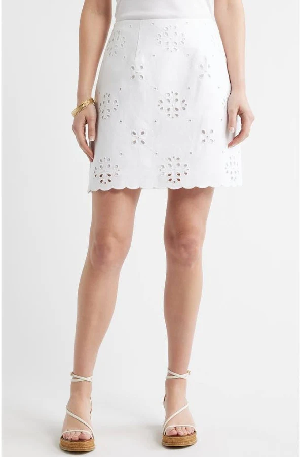 skirt Caslon Eyelet Lace Miniskirt Nordstrom $89.5