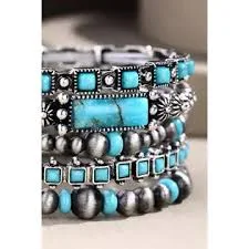 accessory Catalina Turquoise Bracelet Stack 36eleven.com $30