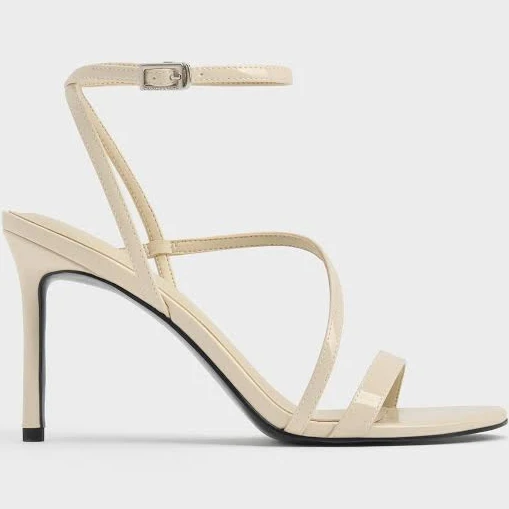 shoes Charles & Keith Andricia Patent Stiletto Sandals charleskeith.com $79