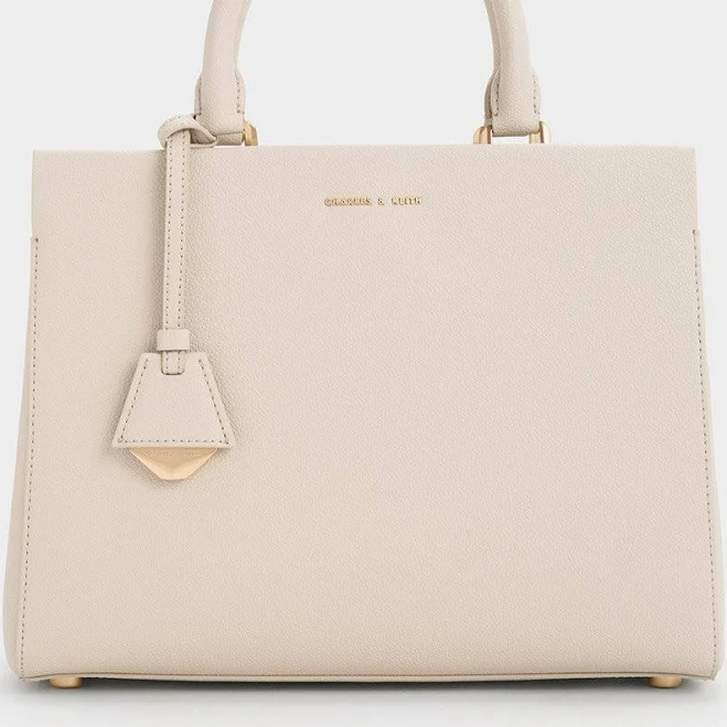 bag Charles & Keith Mirabelle Structured Top Handle Bag charleskeith.com $136