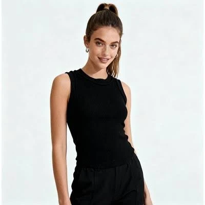 top Cherie Code Women's Slim Fit Ribbed Tank Top Target $19.5