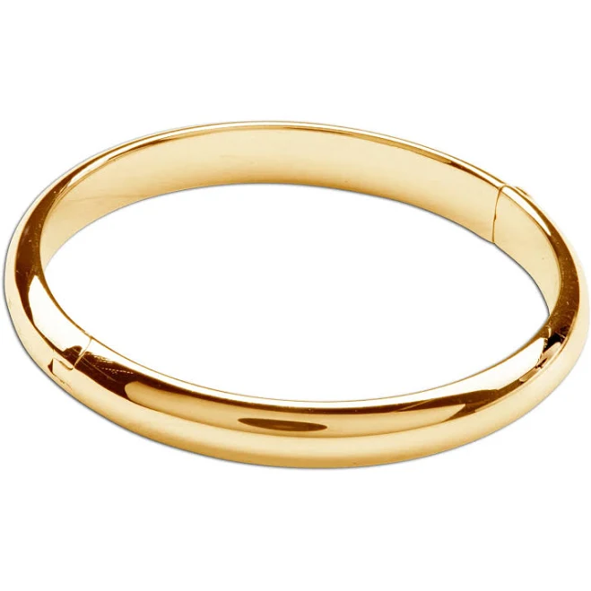 accessory Cherished Moments Gold Bangle 14K Gold Plated Bangle Bracelet Front Porch Alabama $62