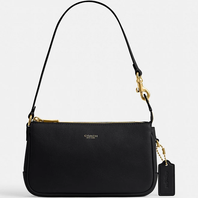 bag Coach Women's Plaza Leather Shoulder Bag COACH $95