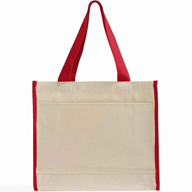 bag Color-Trim Canvas Tote BagzDepot $6.83