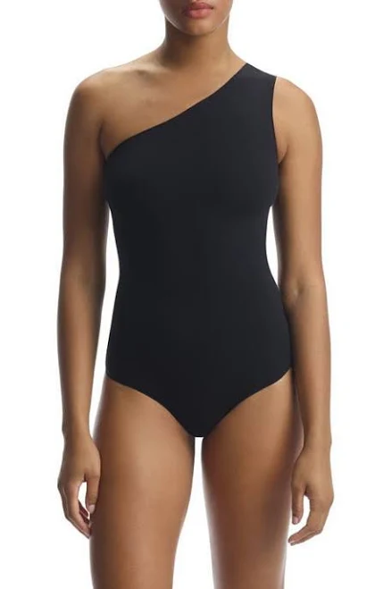 one shoulder top Commando Women's One-Shoulder Ballet Bodysuit Nordstrom $118