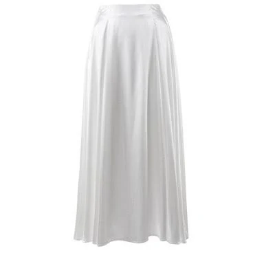 skirt Coolmee Women's Hidden Satin High Waist Midi Skirt Target $33.59