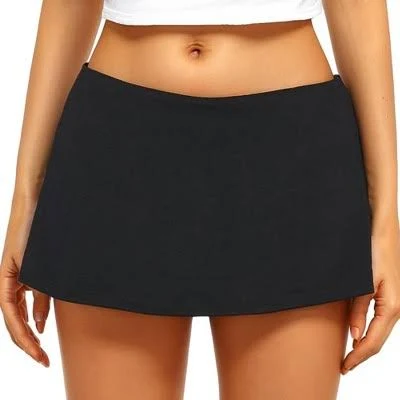 skirt Coolmee Women's Low Waist Stretchy Micro Mini Skirt with Built-In Shorts Target $29.99