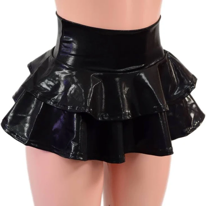 ultra-mini skirt Coquetry Clothing Ultra Mini Double Tiered Mini Skirt Coquetry Clothing $55