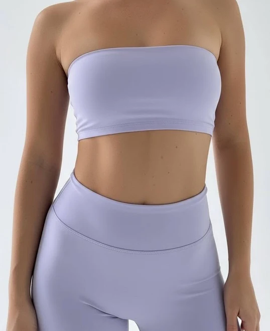 top Cotton Jersey Mini Bandeau Top KAV Wear $24.9