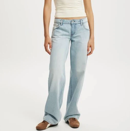 trousers Cotton On Women's Low Rise Straight Jeans Cotton On $69.99