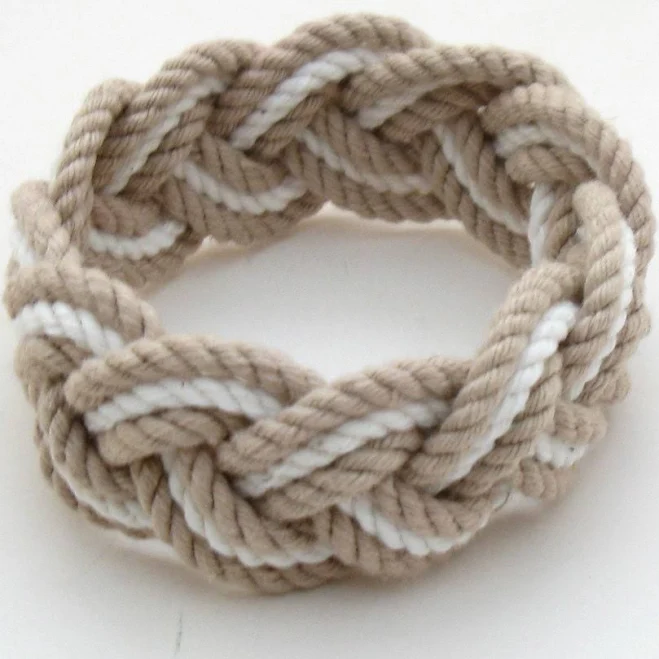 accessory Cotton Sailor Weave Rope Bracelet Etsy - MysticKnotwork $13.25