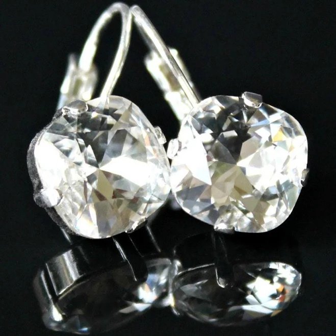 accessory Crystal Drop Earrings Etsy - CJRoseBoutique $46