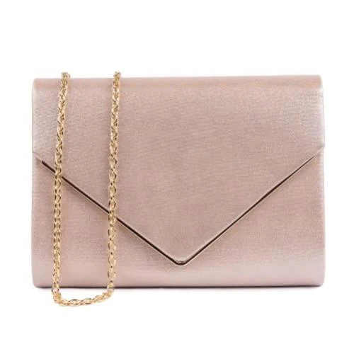 bag Darcy Nude Shimmer Envelope Clutch Handbag Lace & Favour $49