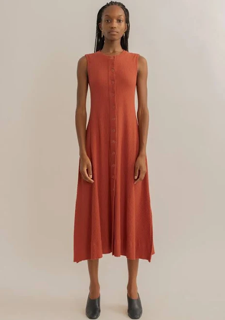 dress Delfina Balda Sleeveless Thick Ribbed Dress Delfina Balda $298