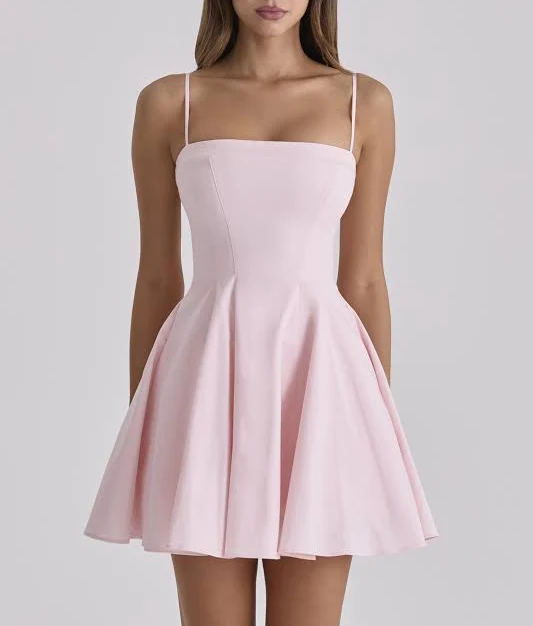 dress 'Dolly' Cotton Flared Mini Sundress House of CB $269