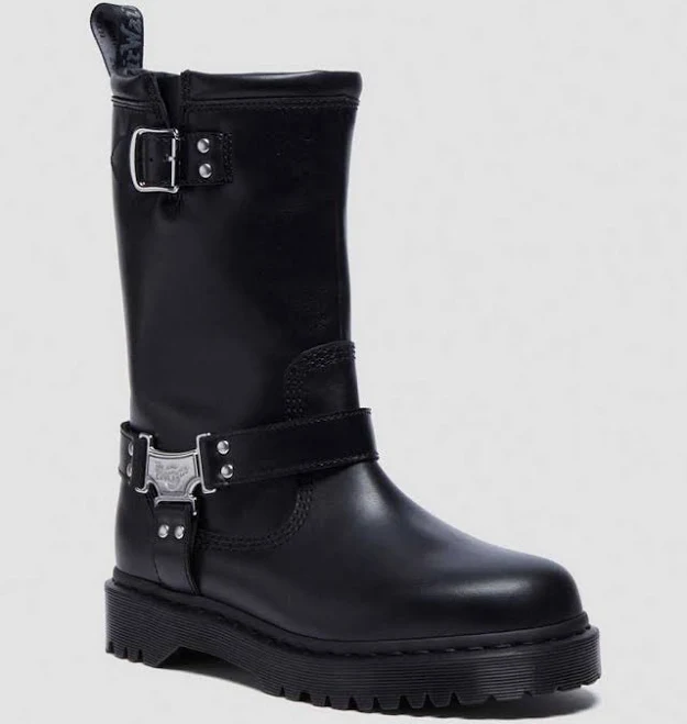 boots Dr Martens Anistone Hi Leather Biker Boots Dr. Martens US $200