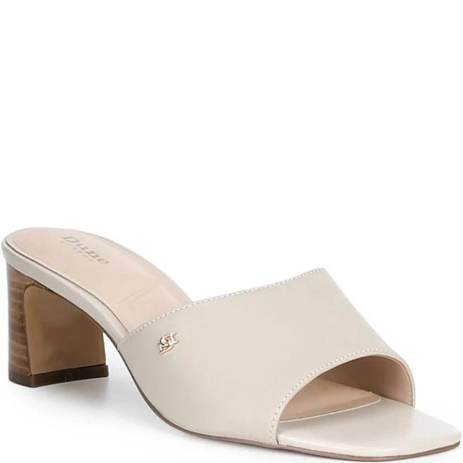 shoes Dune London Women's Mazy Leather Slide Sandals Dillard's $125