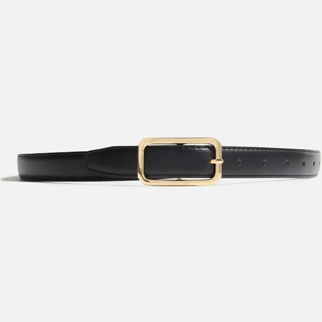 accessory Dynamite Women's Rounded Rectangle Faux Leather Belt Dynamite $24.95