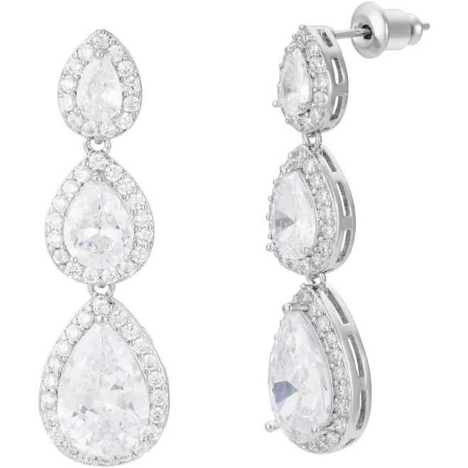 accessory Dynasty Crystal Drop Earrings Macy's $57.8