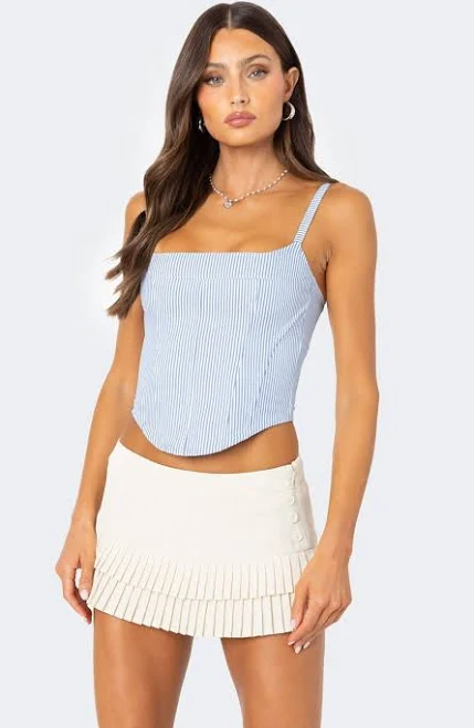 crop top Edikted Women's Cammie Striped Corset PacSun $37.2