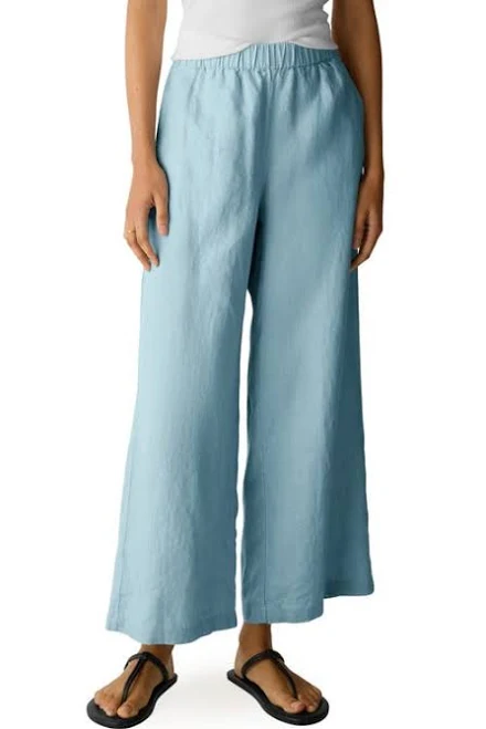 pants Eileen Fisher Women's Organic Linen Wide-Leg Pants Nordstrom $178