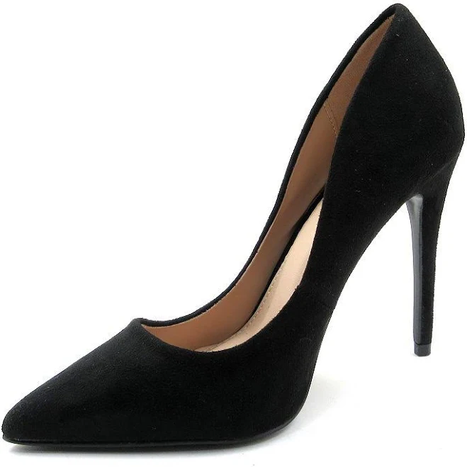 shoes Elegant Pointed Toe Stiletto Heels for Women - Classic High Heel Pumps, Women's, Size: 9, Black Suede Kohl's $39.99