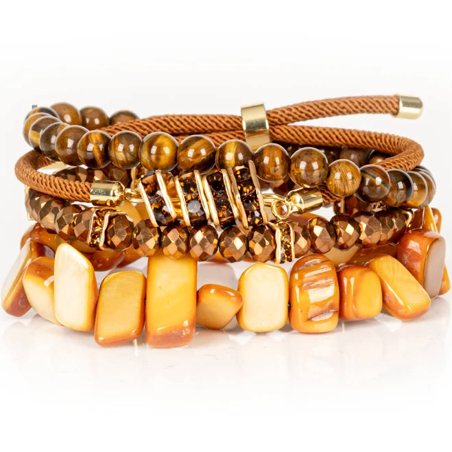accessory Ember Layered Bracelet Set the dark $60