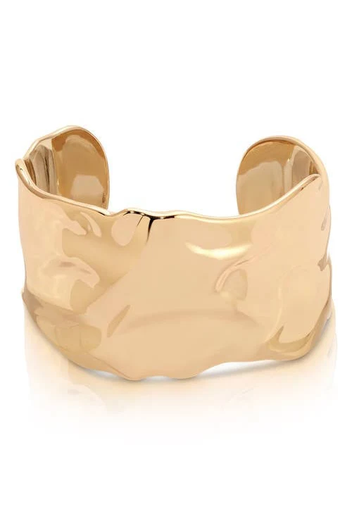 accessory Ettika 18k Gold Plated Thick Sculpted Cuff Bracelet Nordstrom $75